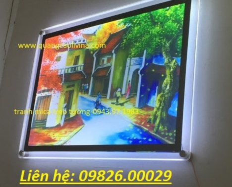 Khung mica- Khung poster chân kính- Giá rẻ tại Hà nội