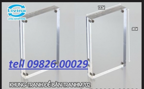 Khung mica- Khung poster chân kính- Giá rẻ tại Hà nội