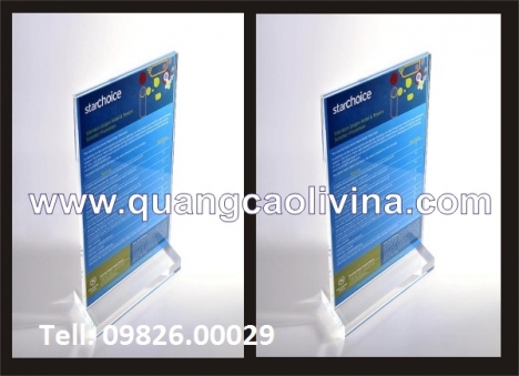 Kệ menu để bàn hít nam châm – NHận làm số lượng theo yêu cầu