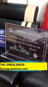 Kệ menu để bàn hít nam châm – NHận làm số lượng theo yêu cầu