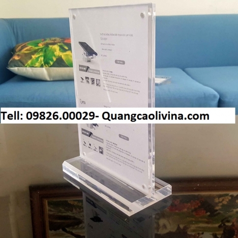 Kệ menu để bàn hít nam châm – NHận làm số lượng theo yêu cầu