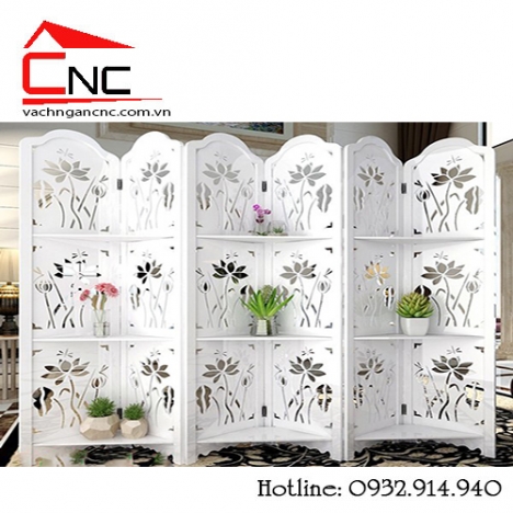 8 mẫu vách ngăn bình phong gỗ đẹp cắt cnc hoa văn hiện đại