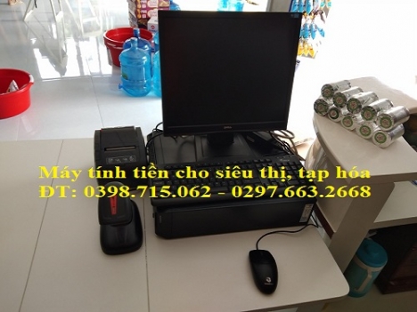 Bán trọn bộ máy tính tiền cho tạp hóa, siêu thị mini tại Vũng Tàu 