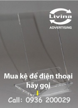 Thiết kế-gia công các loại kệ điện thoại mica đẹp, sang trọng