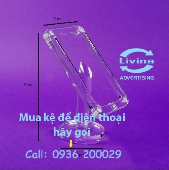 Thiết kế-gia công các loại kệ điện thoại mica đẹp, sang trọng