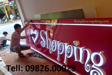 Nhận sản xuất,thi công các loại biển quảng cáo