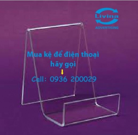 Thiết kế-gia công các loại kệ điện thoại mica đẹp, sang trọng