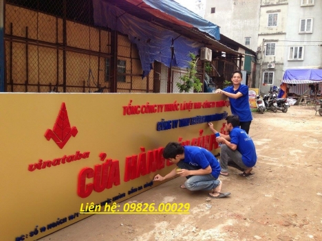 Nhận sản xuất,thi công các loại biển quảng cáo