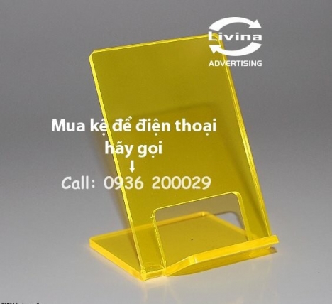 Thiết kế-gia công các loại kệ điện thoại mica đẹp, sang trọng