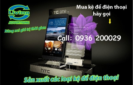 Thiết kế-gia công các loại kệ điện thoại mica đẹp, sang trọng