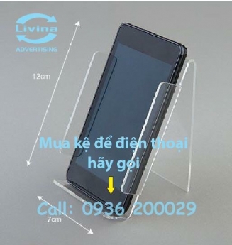 Thiết kế-gia công các loại kệ điện thoại mica đẹp, sang trọng