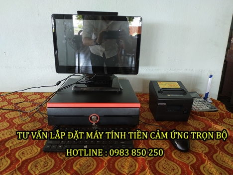 Lắp máy tính tiền cảm ứng cho Nhà Hàng