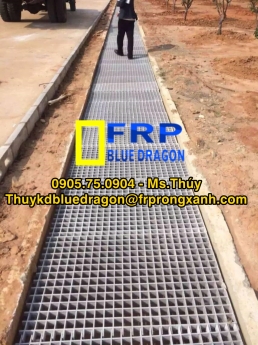 Tấm mương thoát nước frp grating giá sỉ toàn quốc và giao tận nơi