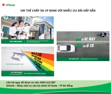 Vay thế chấp và tín chấp tại ngân hàng VP Bank