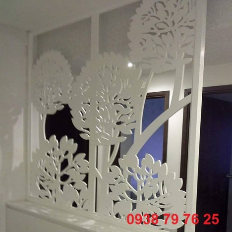 Đậm chất hiện đại nhờ vách ngăn phòng khách với cầu thang đẹp