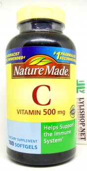 tăng cường sức khỏe Vitamin C 180 viên từ Mỹ