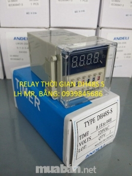 RElAY trung gian 14 chân có đèn 4NO+ 4 NC 220VAC