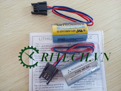 chuyên cung cấp Pin ER17330V/3.6V Mitsubashi A6BAT/ MR-BAT lắp cho PLC giá rẻ,chất lượng cao
