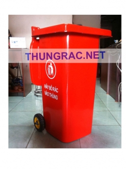 giá thùng rác composite 120 lit  Ms Thanh 0913 819 238