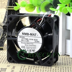chuyên cung cấp Quạt DC 3 dây NMB 2410ML-05W-B39 24V kích thước 60x60x25mm giá rẻ ,chính hãng