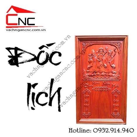 Siêu phẩm đốc lịch treo tường bằng gỗ hương đẹp cho ngày tết