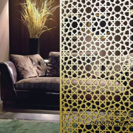 Qúa đẹp với vách ngăn hoa văn cnc nghệ thuật trong nhà