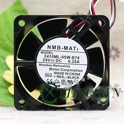 chuyên cung cấp Quạt DC 3 dây NMB 2410ML-05W-B79 24V kích thước 60x60x25mm chính hãng