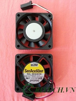 chuyên cung cấp SanAce60WF 9WF0624H7D05 Quạt Sanyo denki DC 24V 60x60x15mm giá rẻ