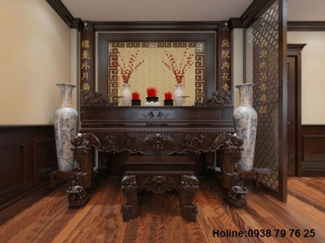 Thay đổi thời đại với sản phẩm vách ngăn bàn thờ cnc đẹp