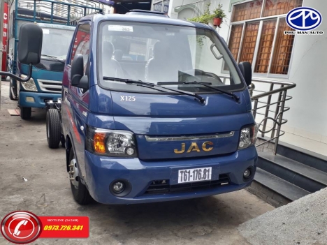 Xe tải JAC 1t25 động cơ dầu, khuyến mãi 100% trước bạ.