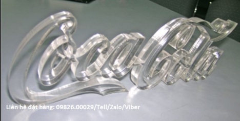 Nhận cắt chữ Mica giá rẻ theo yêu cầu