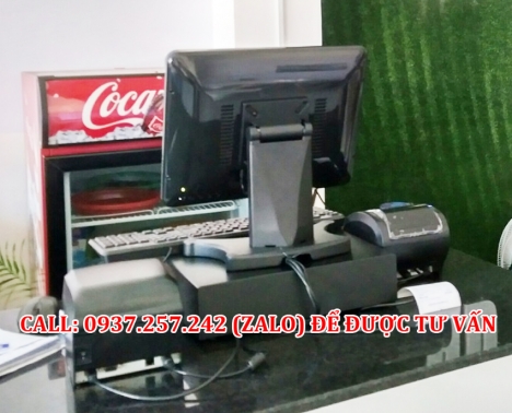 Trọn bộ máy tính tiền cảm ứng cho quán trà sữa – cafe - nhà hàng tại Thái Bình