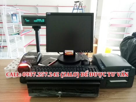 Lắp đặt trọn bộ máy tính tiền cho cửa hàng tự chọn, tạp hóa tại Thái Bình