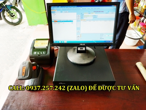 Trọn bộ thiết bị tính tiền cho shop quần áo, giày dép tại Thái Bình