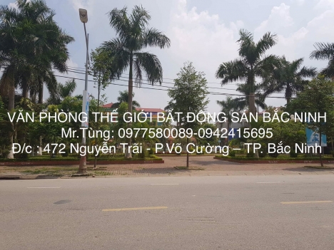 chính chủ cần bán lô 2 mặt tiền đại phúc bắc ninh