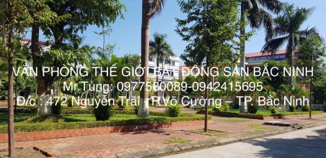 chính chủ cần bán lô 2 mặt tiền đại phúc bắc ninh