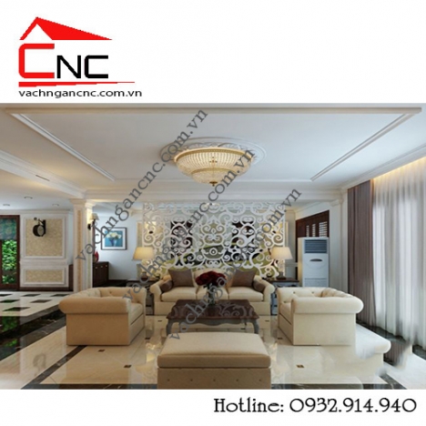 Chung cư Q2 tại tphcm đã có vách ngăn trang trí cnc đẹp
