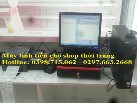 Máy tính tiền tại kiên giang cho shop thời trang rẻ nhất 
