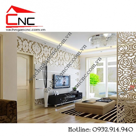 Chung cư Q2 tại tphcm đã có vách ngăn trang trí cnc đẹp