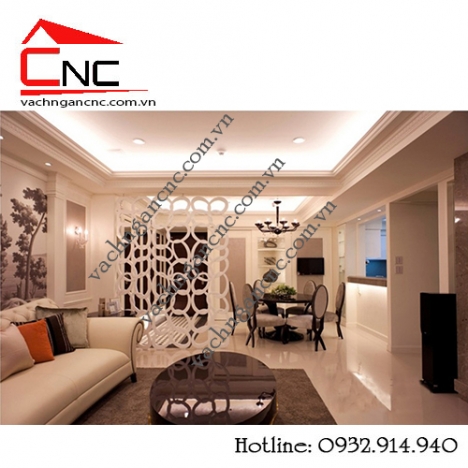 Chung cư Q2 tại tphcm đã có vách ngăn trang trí cnc đẹp