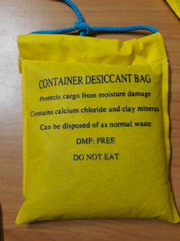 Dây hút ẩm treo container Clay  xuất khẩu