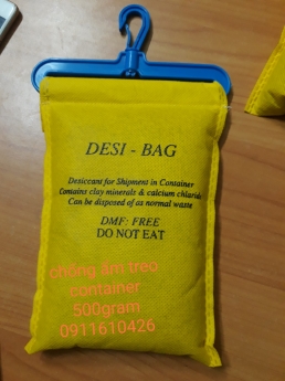 Dây hút ẩm treo container Clay  xuất khẩu