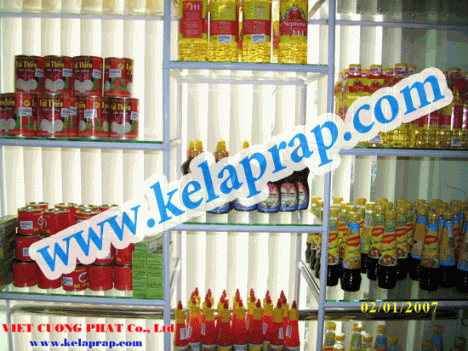 Quầy kệ trưng bày,kệ sắt tháo ráp,giá kệ không gắn ốc vít VCP