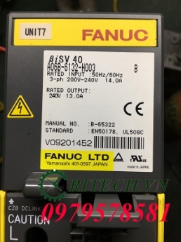 Sửa chữa servo Fanuc beta iSV A06B-6132-H003 điều khiển magazine máy CNC Moriseiki