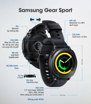 Samsung Gear Sport thể thao SM-R600