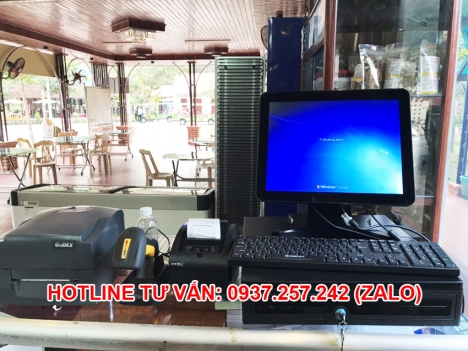 Máy tính tiền cảm ứng cho shop quà lưu niệm tại Quận 9, quận 11, TPHCM