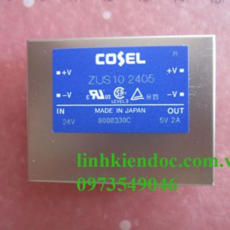 chuyên cung cấp COSEL ZUS102405, ZUS10 2405 BIẾN ÁP DC-DC 24V 5V 2A 10W chính hãng,giá rẻ