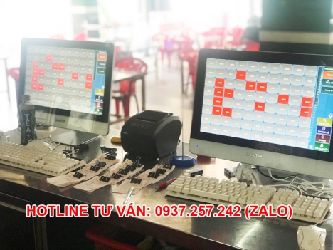 Máy tính tiền cảm ứng cho quán nhậu, nhà hàng tại Hóc Môn, Củ Chi