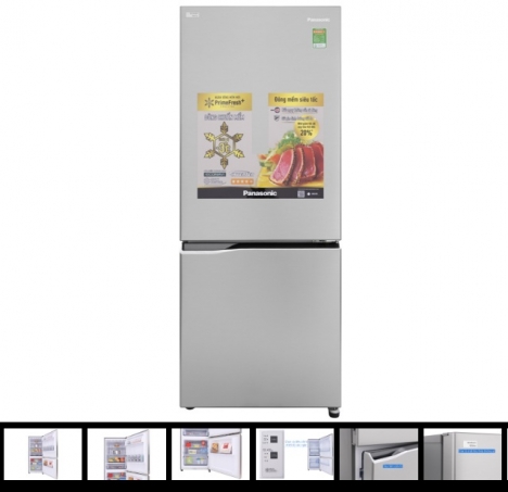 TỦ LẠNH PANASONIC NR-BV289QSV2 DUNG TÍCH 255 LÍT KHUYẾN MẠI