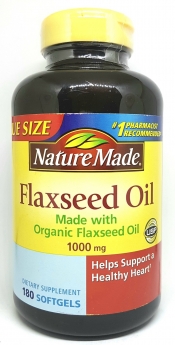 Flaxseed Oil Omega 369 bổ tim mạch não bộ 180 viên từ Mỹ